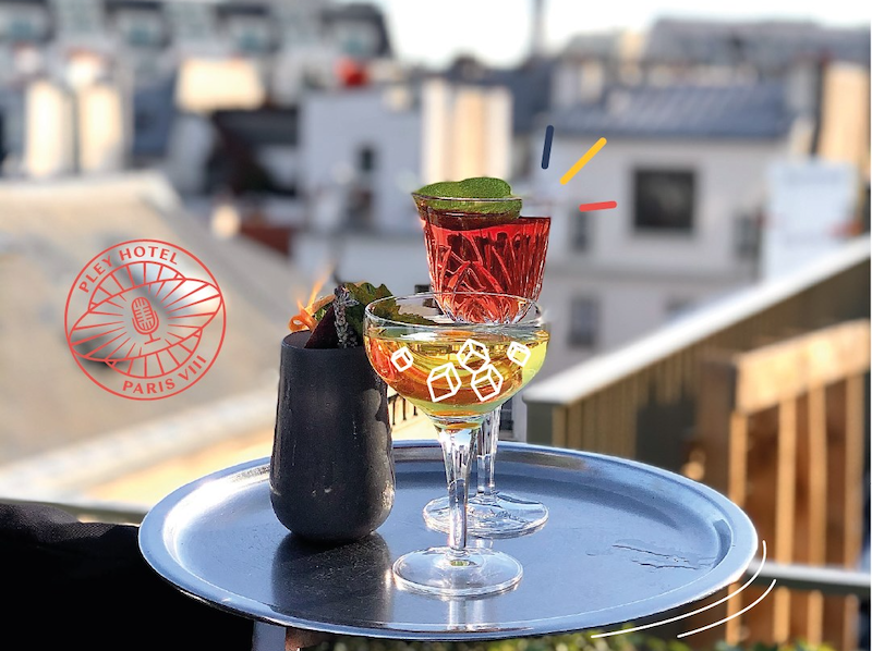 Rooftop du PLEY Hotel Paris 8