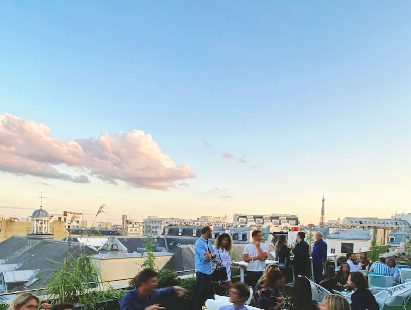 Rooftop du PLEY Hotel Paris 8