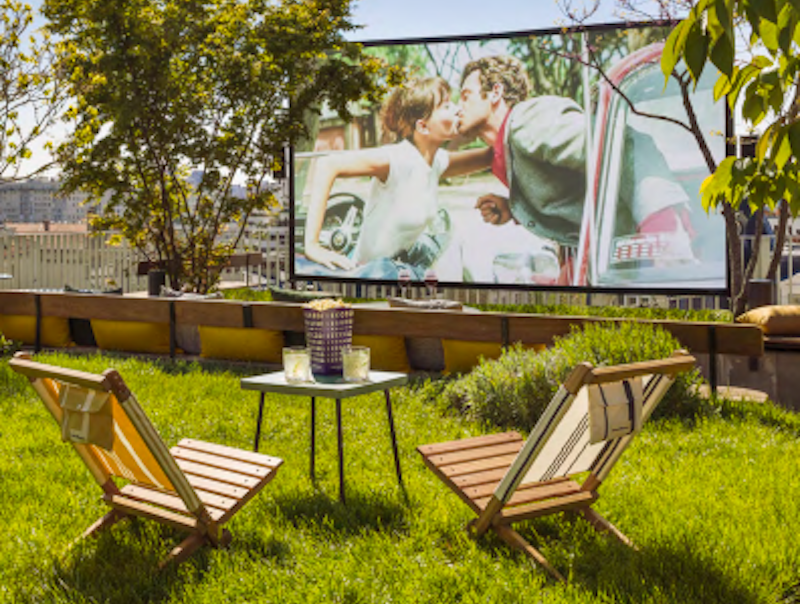 Le rooftop cinéma - mk2 Hôtel Paradiso Paris 12