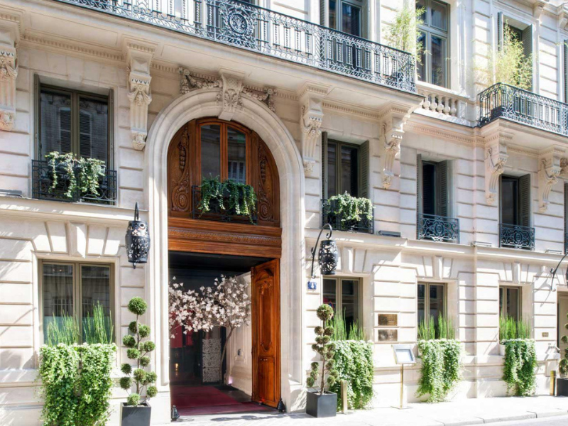 La Chambre Bleue de l'hôtel Maison Delano Paris Paris 8